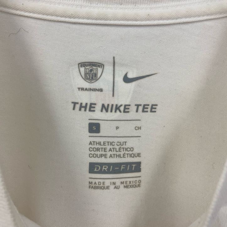 古着 used NIKE ナイキ 半袖ロゴプリントTシャツ NFL ピッツバーグ・スティーラーズ 白 スポーツ Sサイズ