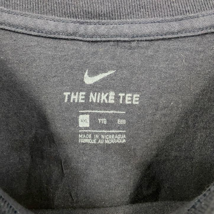 古着 used NIKE ナイキ 半袖プリントTシャツ NFL ヒューストン・テキサンズ ネイビー ビックシルエット XXLサイズ
