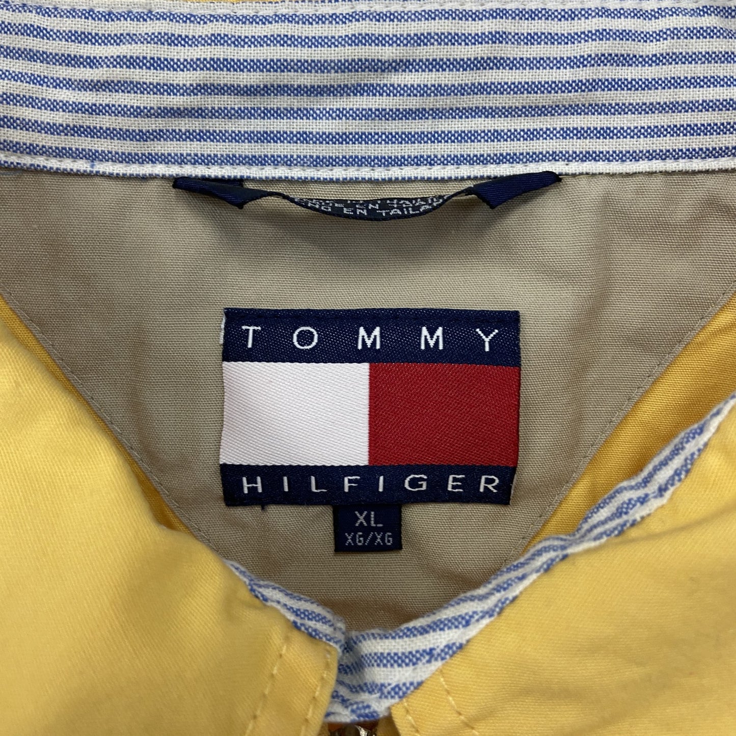 90s TOMMY HILFIGER トミーヒルフィガー スイングトップ/ブルゾン ヴィンテージ XLサイズ