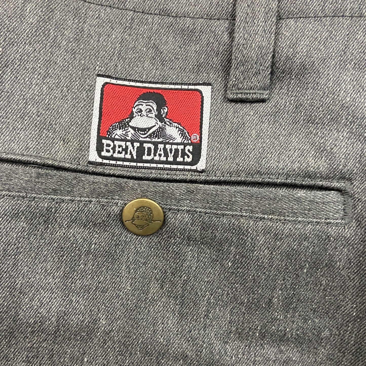 BEN DAVIS ベンデイビス チノパンツ ジップフライ 灰色 グレー 32サイズ