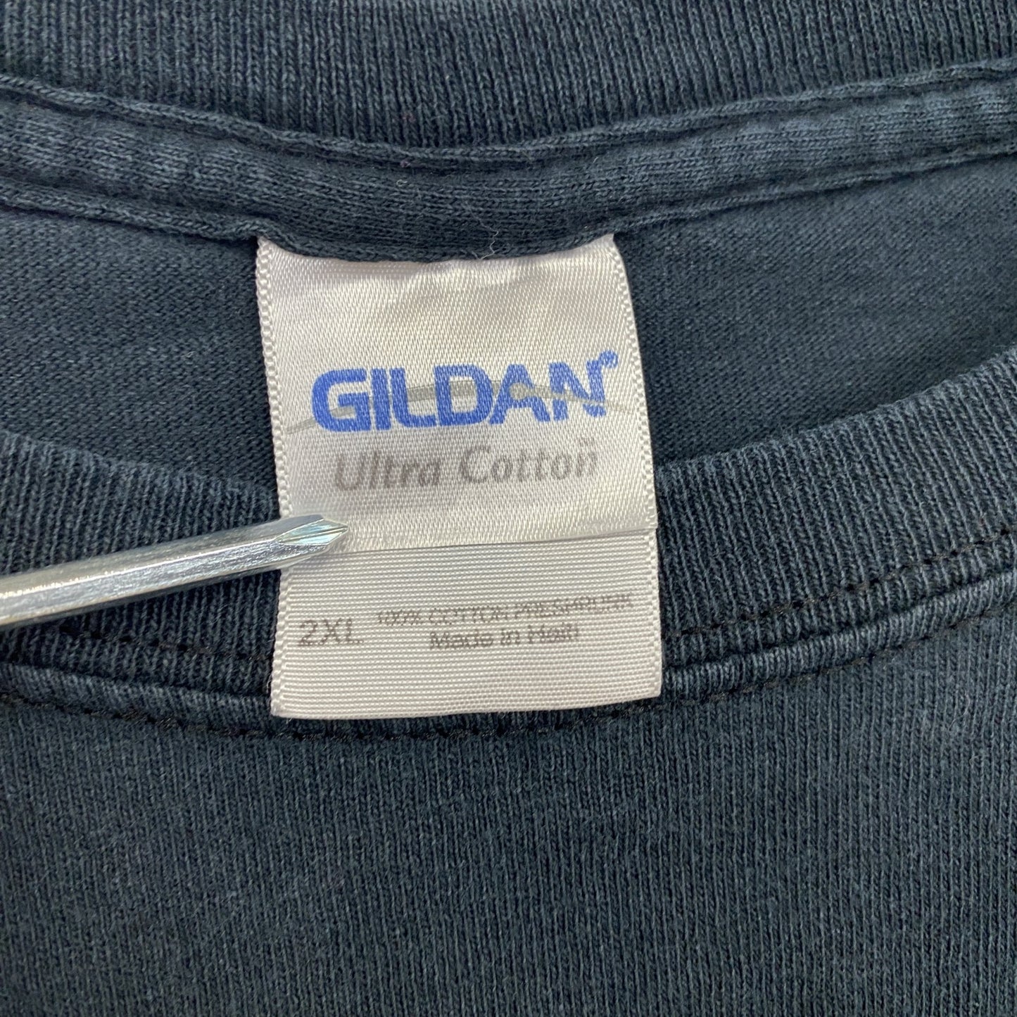 GILDAN ギルダン 半袖Tシャツ River Grill on the Tomoka 企業ロゴ 黒 ブラック 2XLサイズ