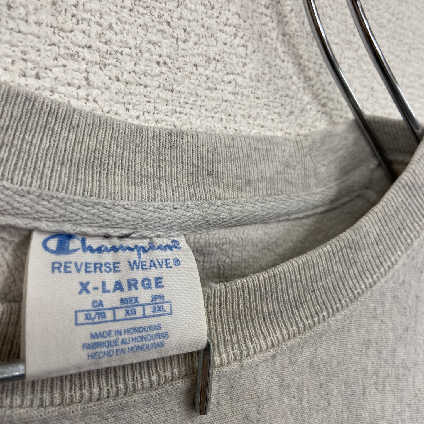 Champion チャンピオン リバースウィーブ スウェット/トレーナー アーチプリント 霜降りグレー XLサイズ