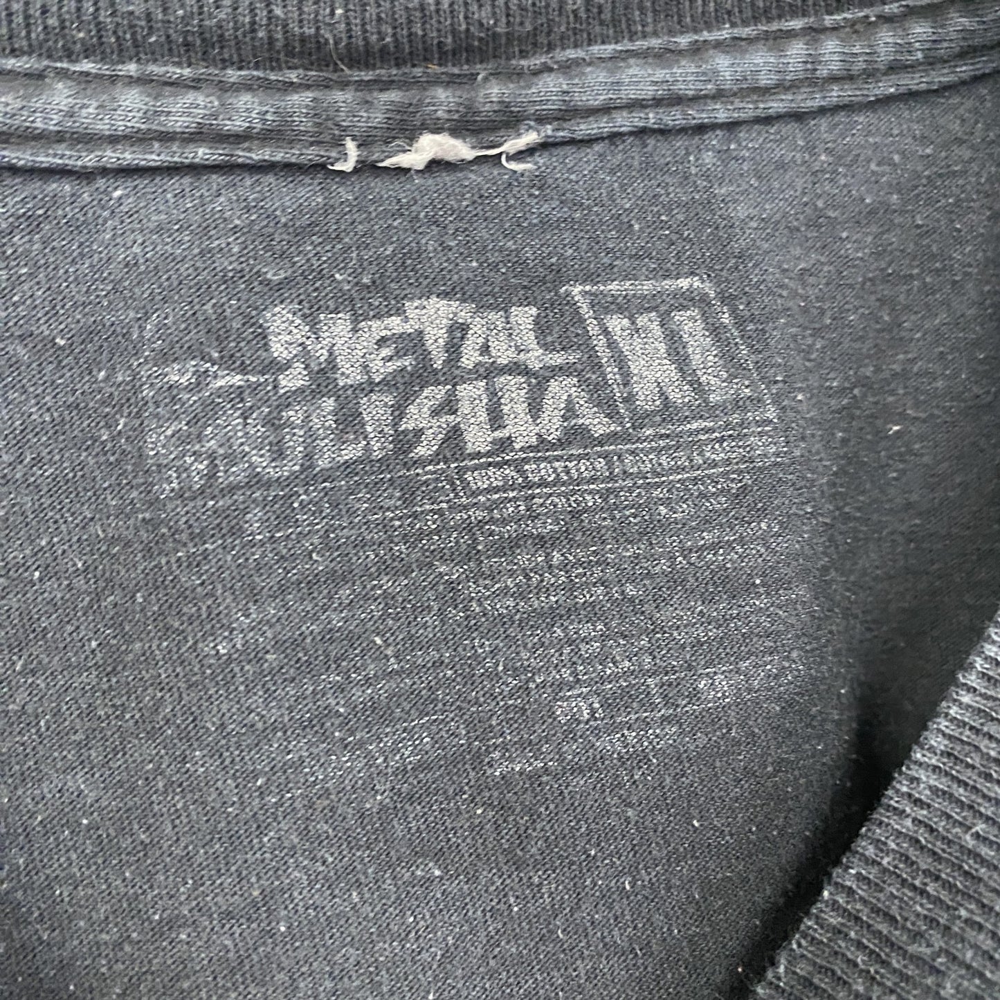 Metal Mulisha メタルマリーシャ 長袖Tシャツ/ロンT Corpo Tee 黒 ブラック XLサイズ