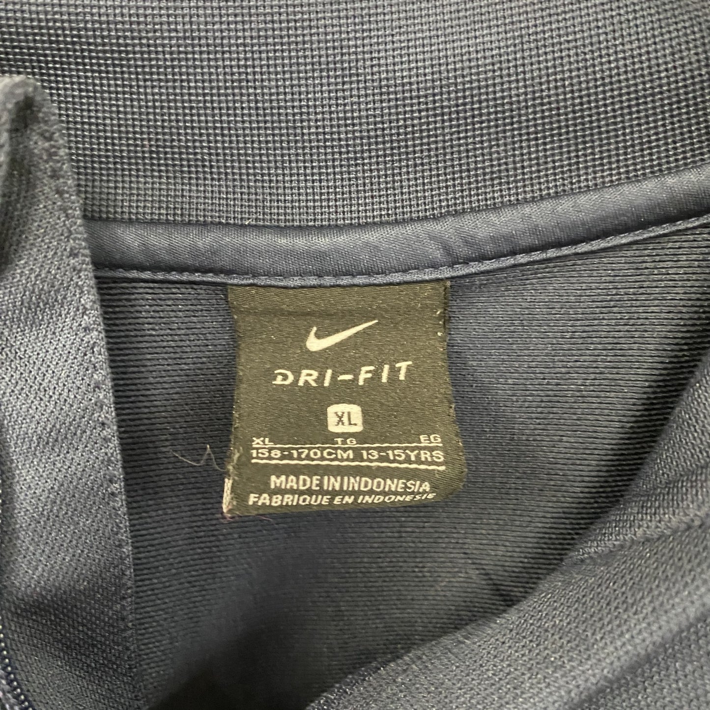 NIKE ナイキ DRI-FIT FCバルセロナ トラックジャケット/ジャージ 紺 ネイビー XLサイズ