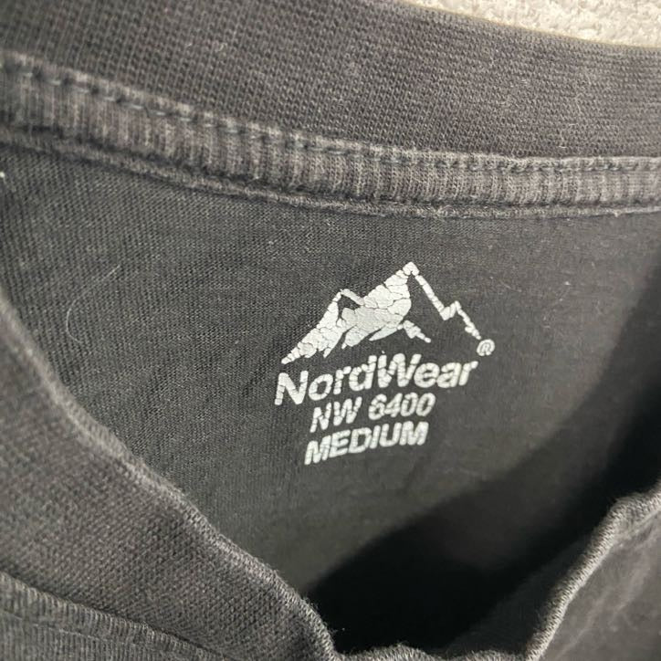 NordWear 半袖プリントTシャツ 黒 ブラック Mサイズ