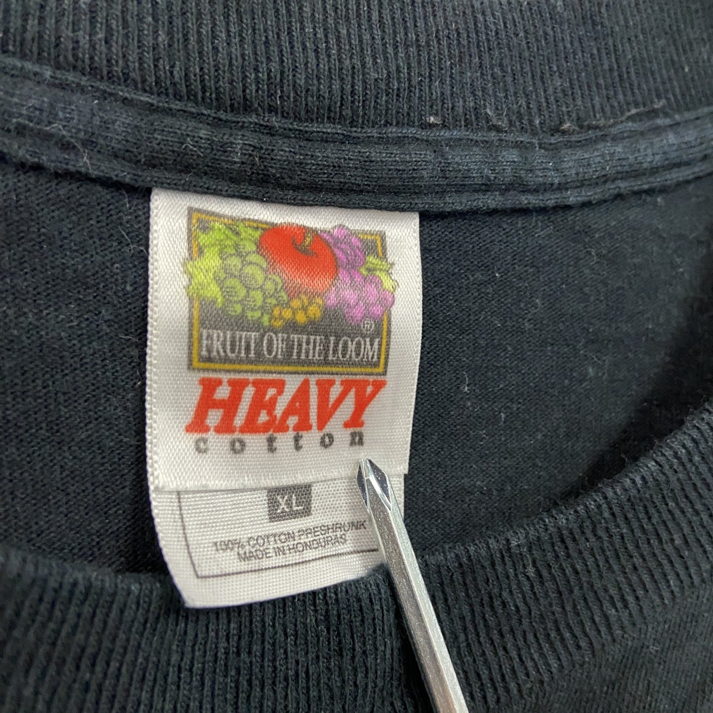 FRUIT OF THE LOOM 半袖企業プリントTシャツ コカ・コーラ 黒 ブラック XLサイズ