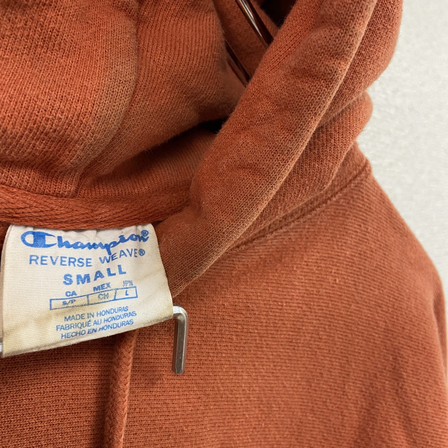 Champion チャンピオン リバースウィーブ スウェットパーカー/フーディー オレンジ Sサイズ