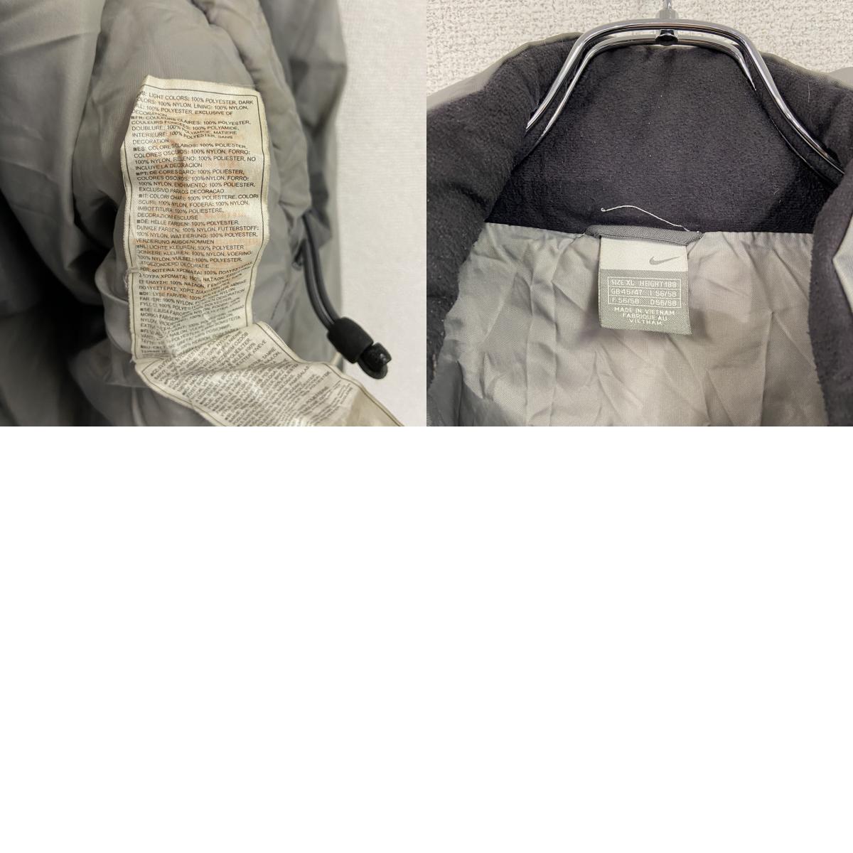 00s NIKE ナイキ マウンテンパーカー ヴィンテージ 中綿入り 灰色 グレー XLサイズ