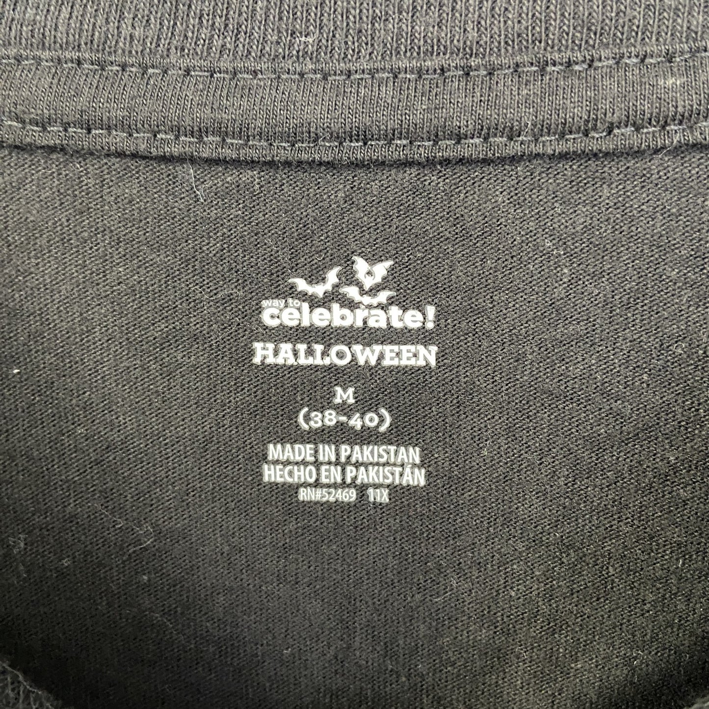 古着 used celebrate HALLOWEEN 半袖プリントTシャツ SQUAD GHOULS おばけ 黒 Mサイズ