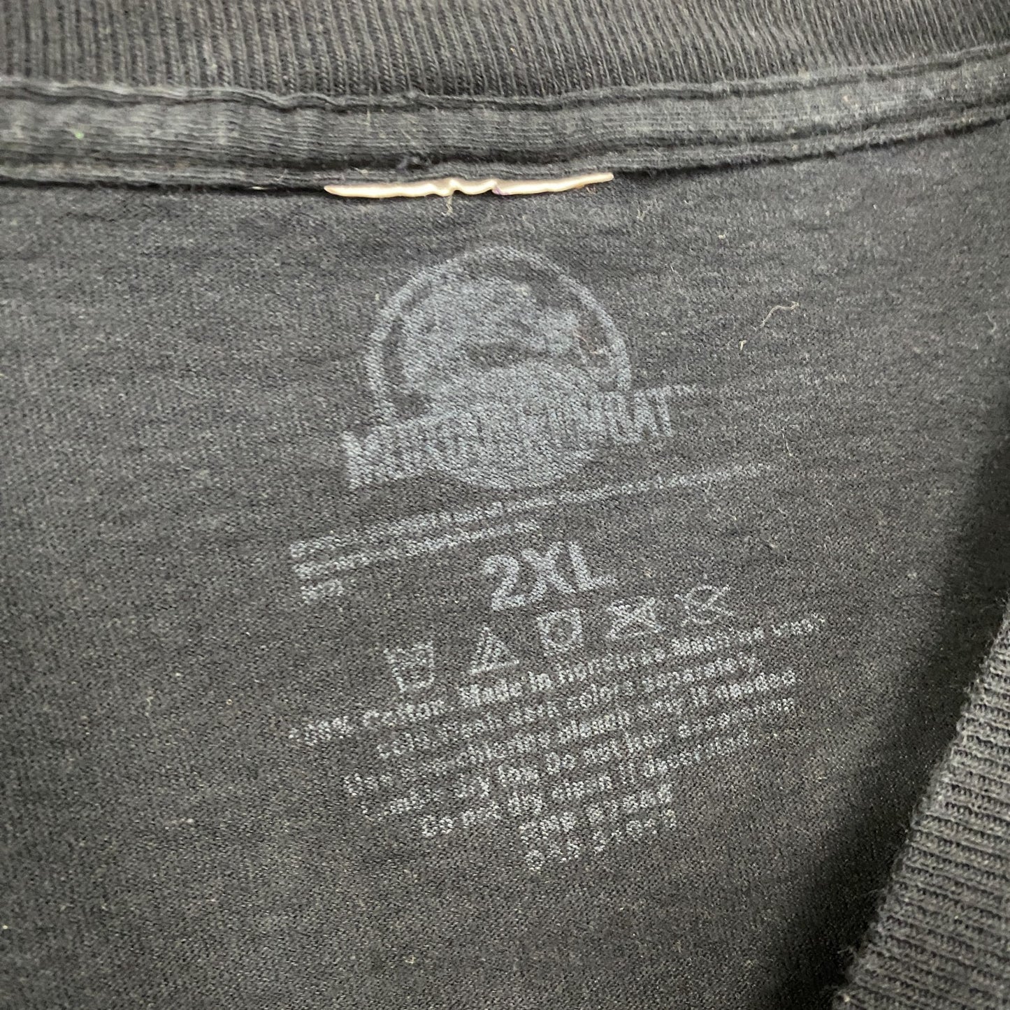 MORTAL KOMBAI 長袖Tシャツ/ロンT 黒 ブラック 2XLサイズ