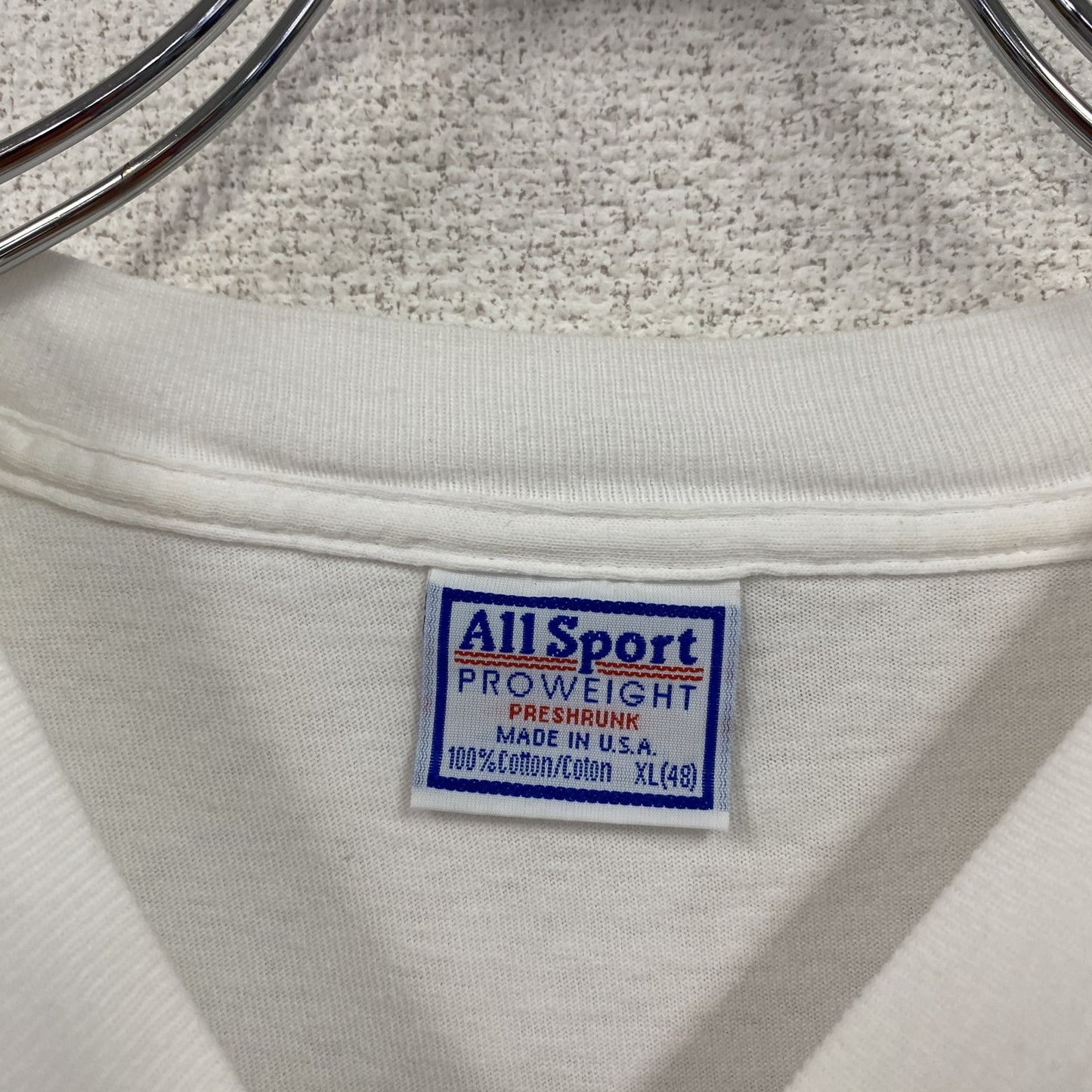 90s~ All Sport 半袖プリントTシャツ シングルステッチ ヴィンテージ 白 ホワイト XLサイズ