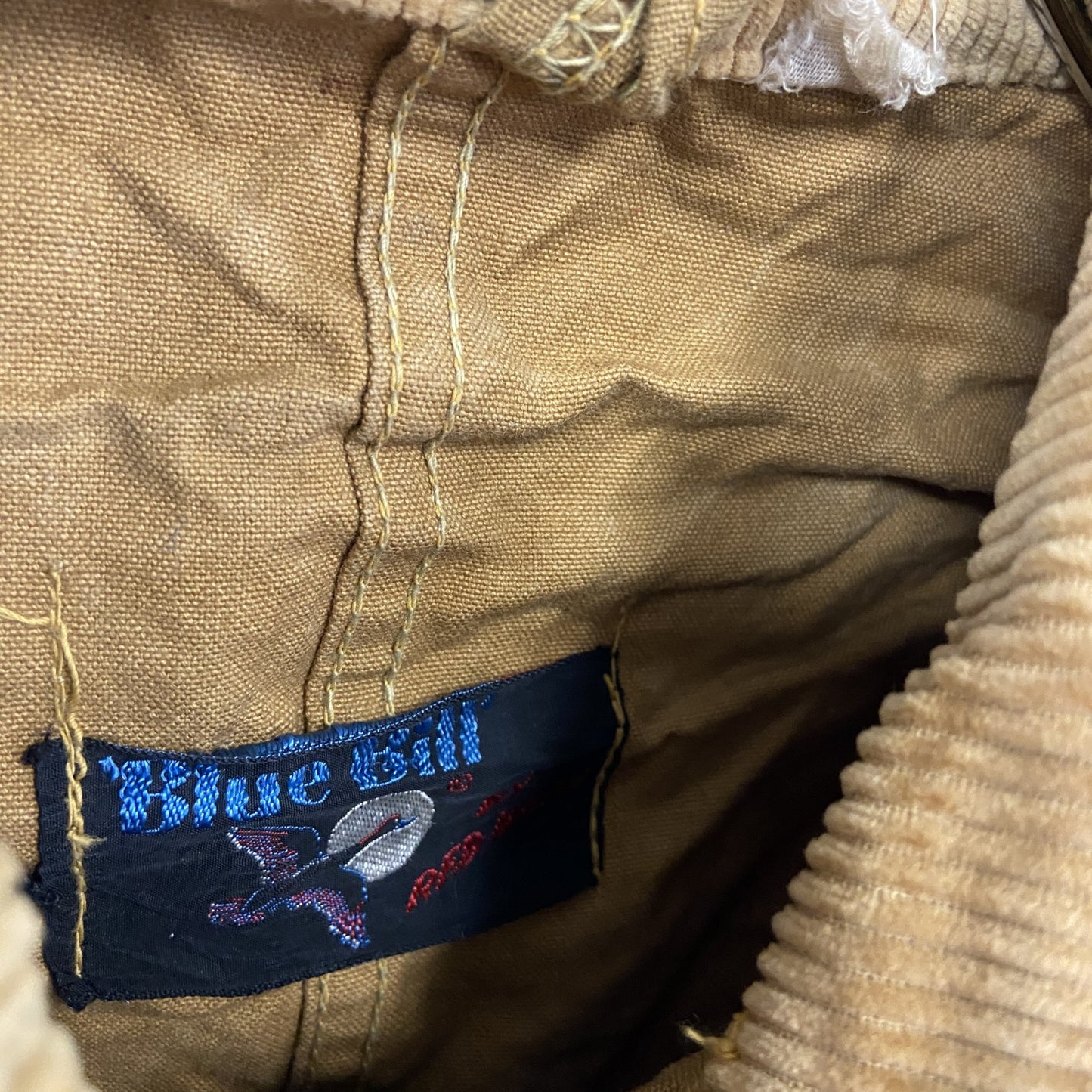 ~70s RED HEAD Blue Bill レッドヘッド ハンティングジャケット コーデュロイカラー 茶色 ブラウン