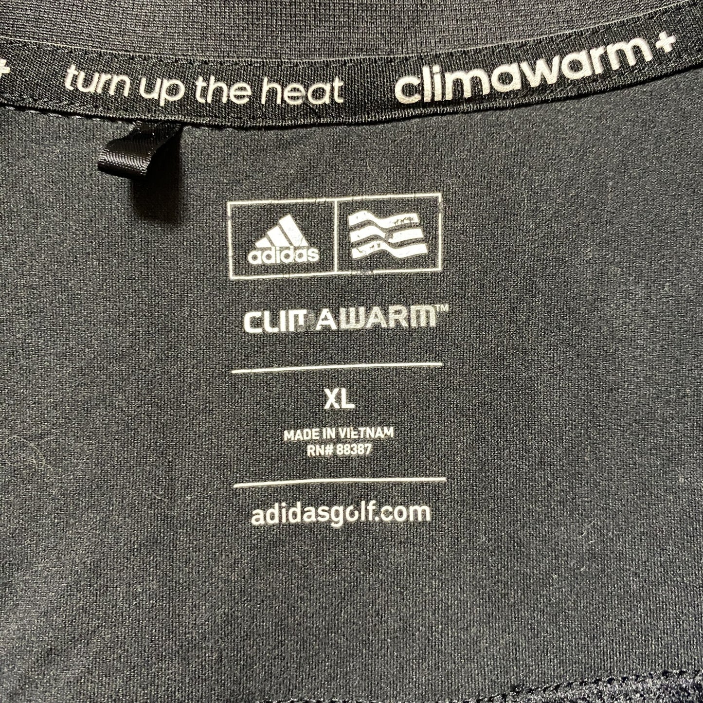 古着 used adidas 長袖ハーフジップトラックジャケット ジャージ St.Vincent 黒 ブラック オーバーサイズ