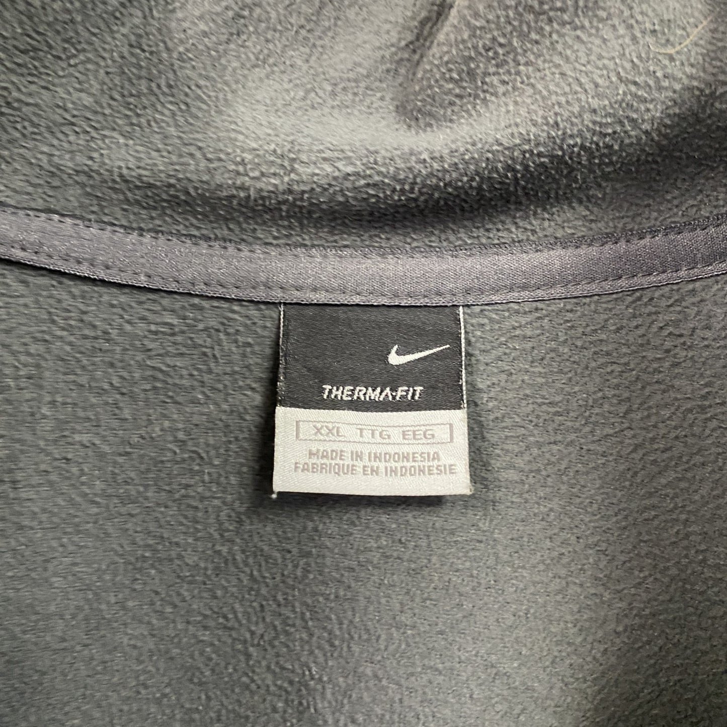 NIKE ナイキ THERMA-FIT フリースジャケット/ボアジャケット スウッシュ 灰色 グレー 2XLサイズ