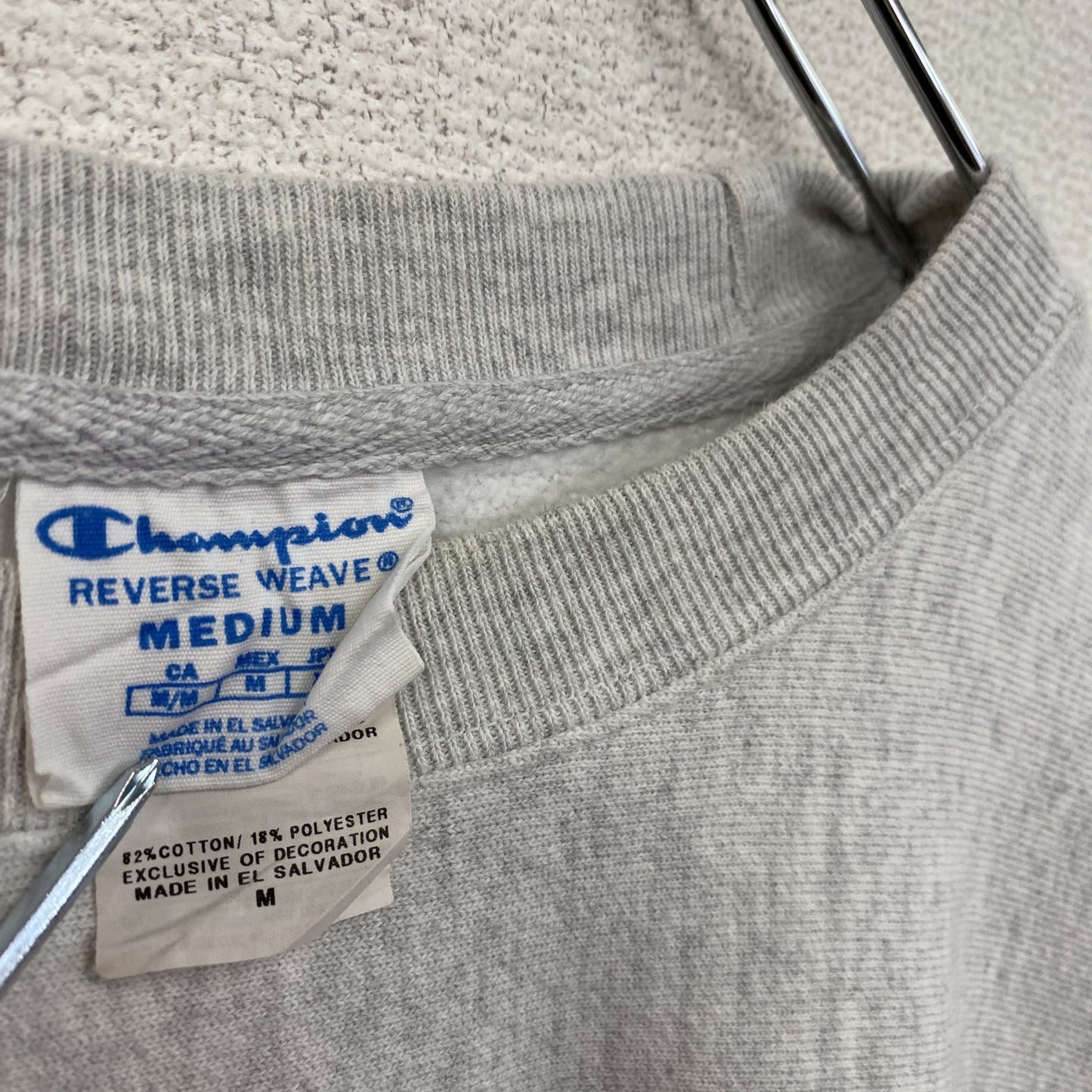 00s Champion チャンピオン リバースウィーブ スウェット/トレーナー 3連プリント 霜降りグレー Mサイズ