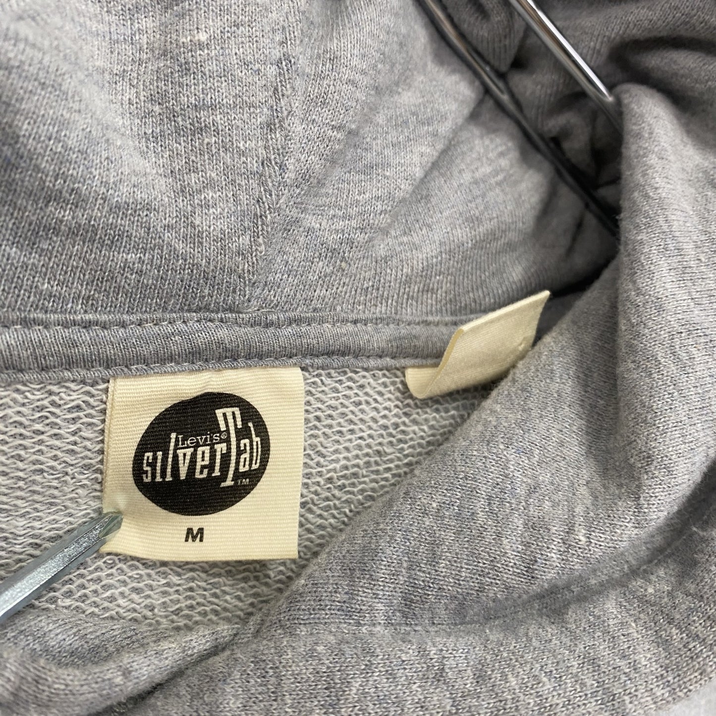 Levi’s リーバイス Silver Tab シルバータグ スウェットパーカー/フーディー 灰色 グレー Mサイズ