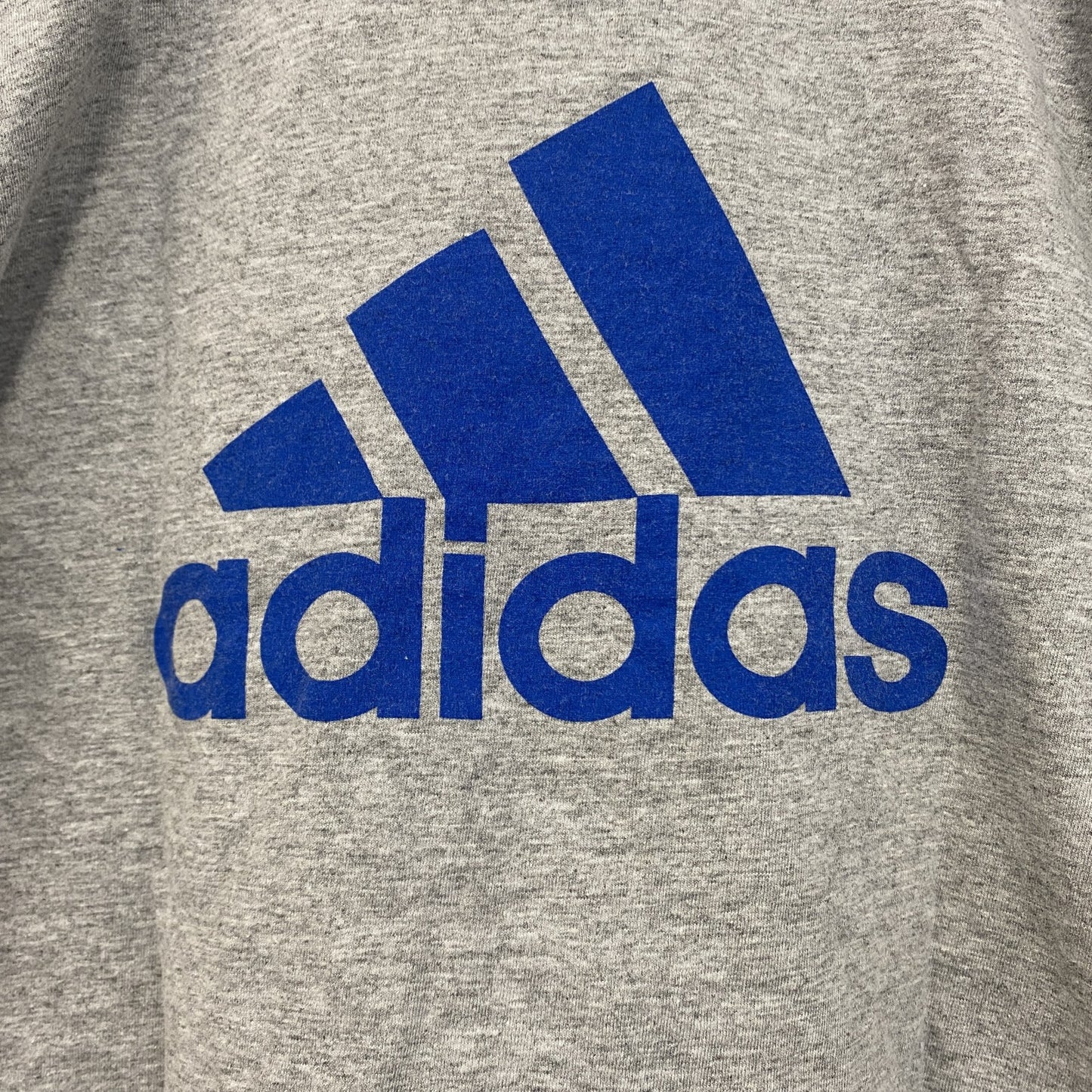 古着 used adidas アディダス 半袖カレッジプリントTシャツ リン大学 BROTHER レトロ グレー Sサイズ