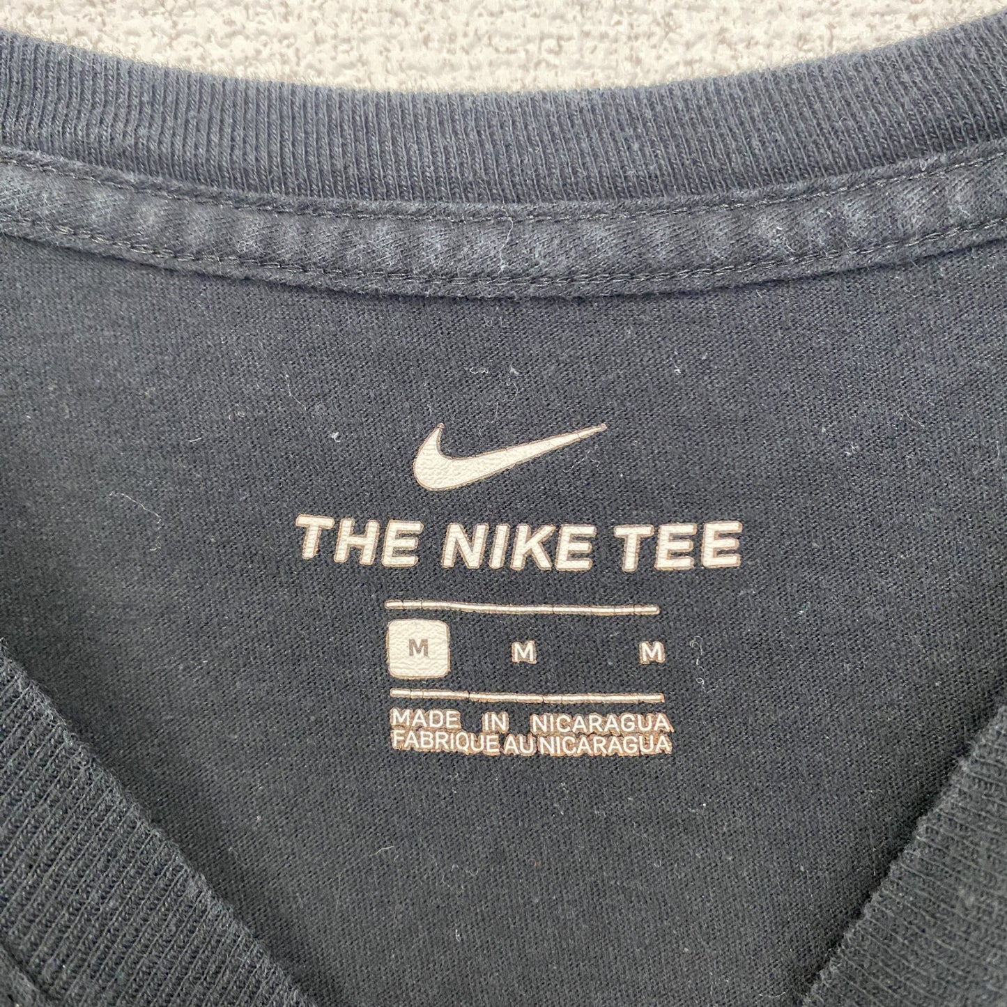 古着 used NIKE ナイキ 半袖プリントTシャツ スポーツウェア SPORTSWEAR レトロ ブラック 黒 Mサイズ