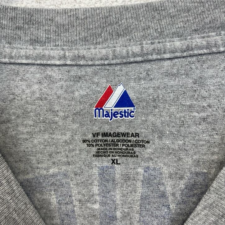 古着 used Majestic Athletic 半袖スポーツTシャツ ビッグT ラミレス シカゴ・カブス グレー XLサイズ