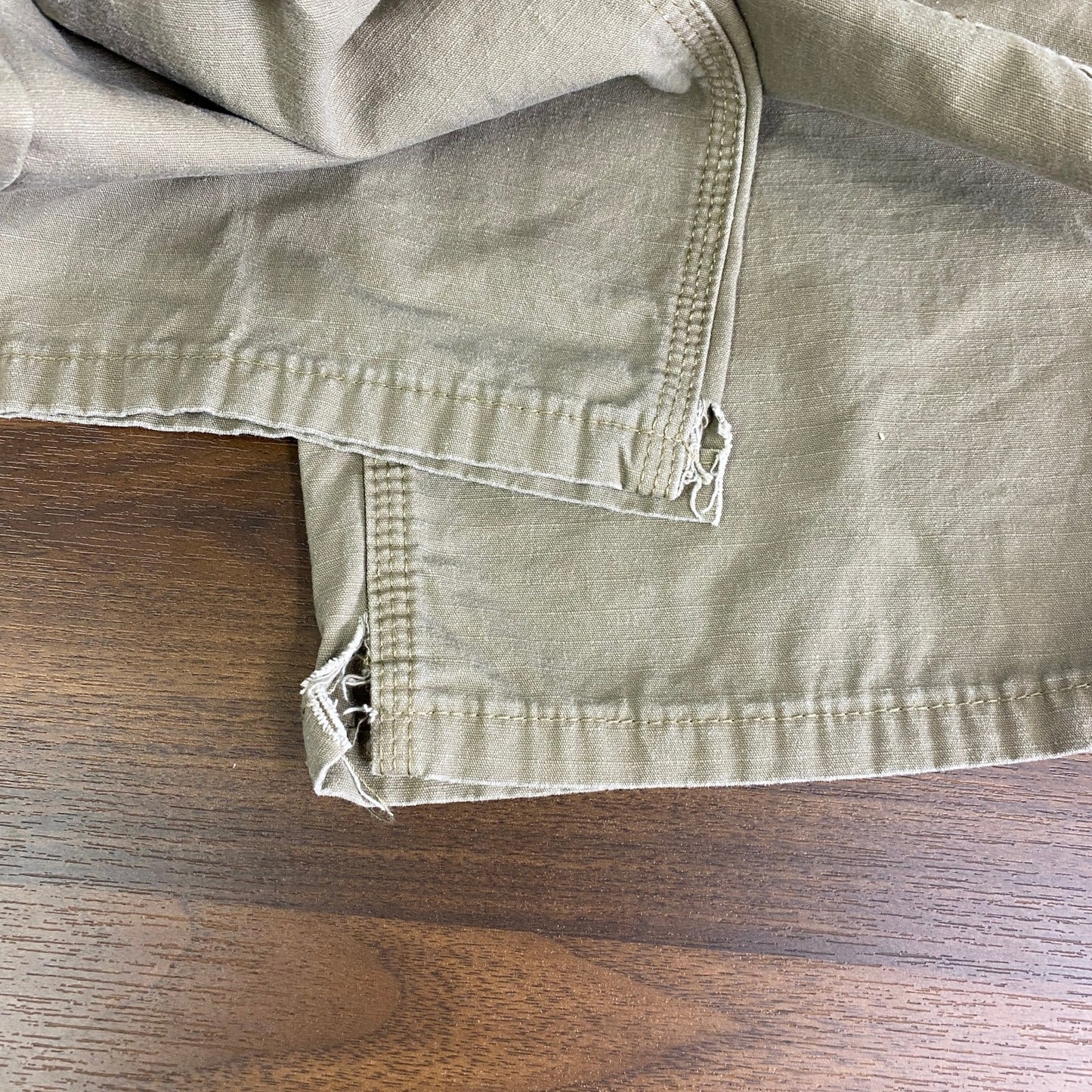 Wrangler ラングラー カーゴパンツ ダブルニー リップストップ ジップフライ カーキ 32サイズ
