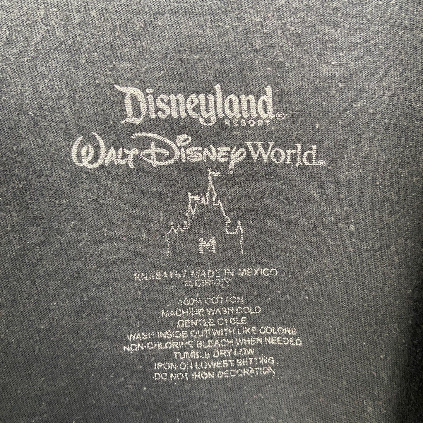 古着 used Disney ディズニー 半袖プリントTシャツ SPACE MOUNTAIN スペースマウンテン Mサイズ