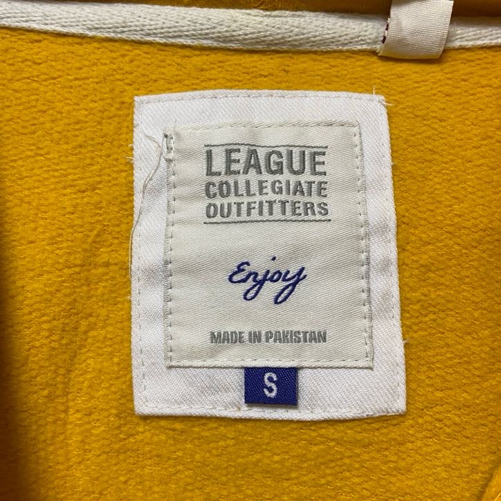 古着 used LEAGUE COLLEGIATE OUTFITTERS 長袖カレッジパーカー ウエストバージニア大学 Sサイズ