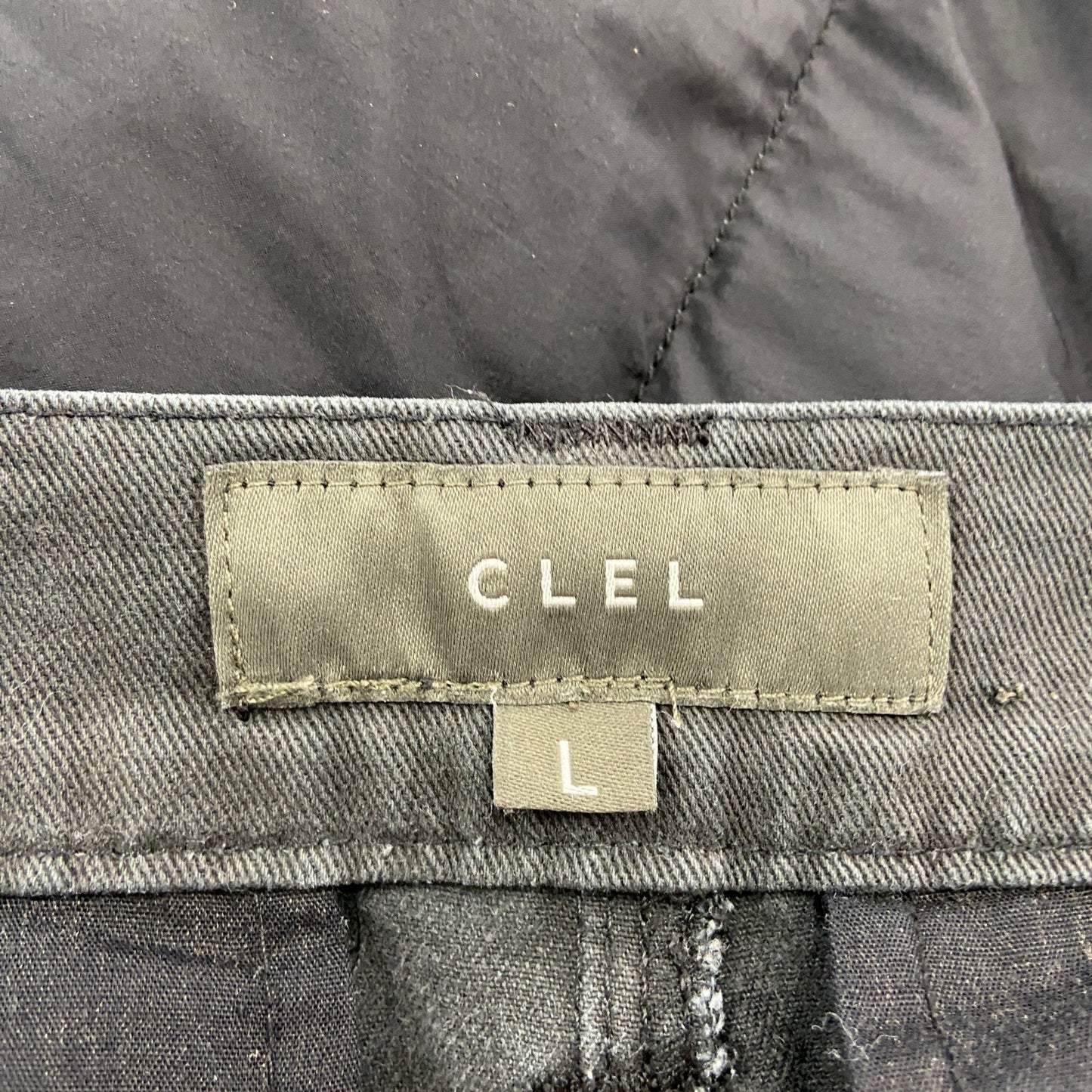 CLEL クレイル M-47タイプ ミリタリーフレアカーゴパンツ フェード 黒 ブラック Lサイズ