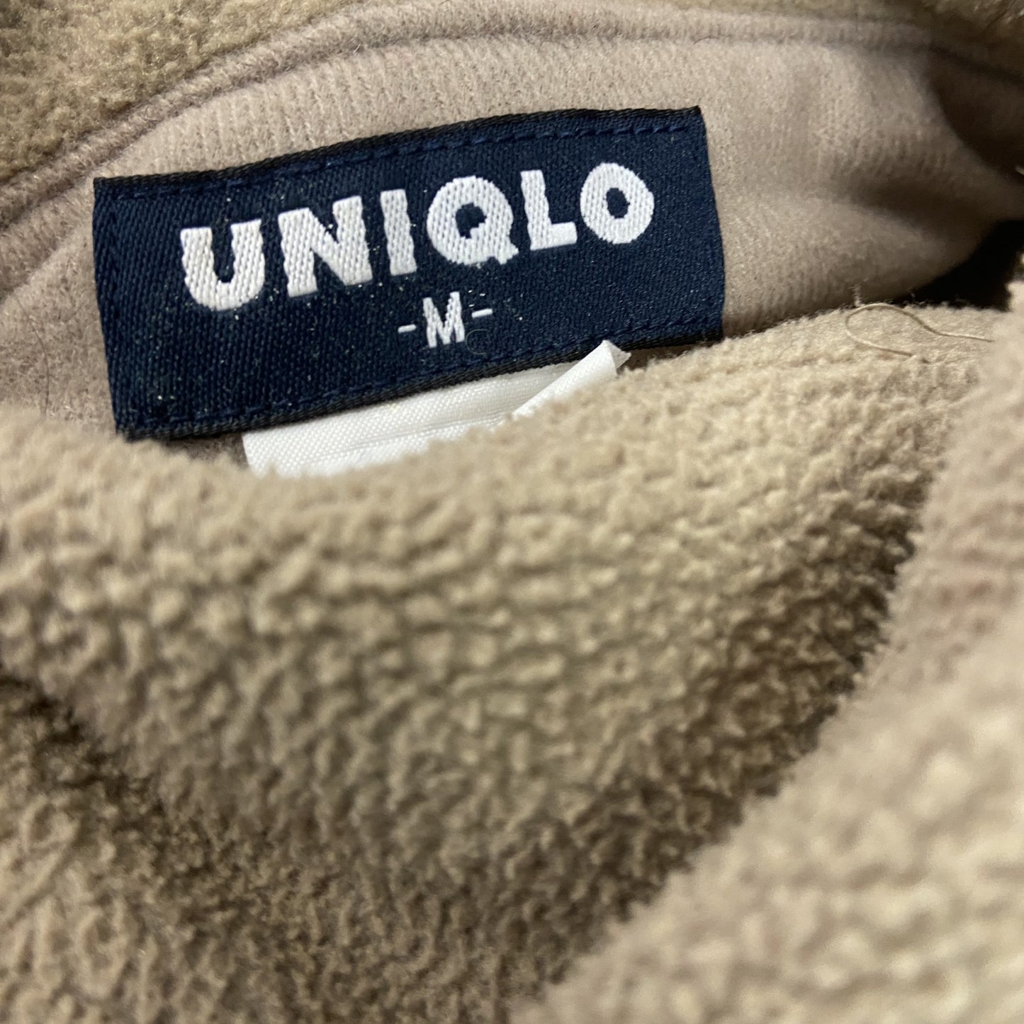 00s OLD UNIQLO オールドユニクロ フルジップフリースベスト リバーシブル ヴィンテージ ベージュ