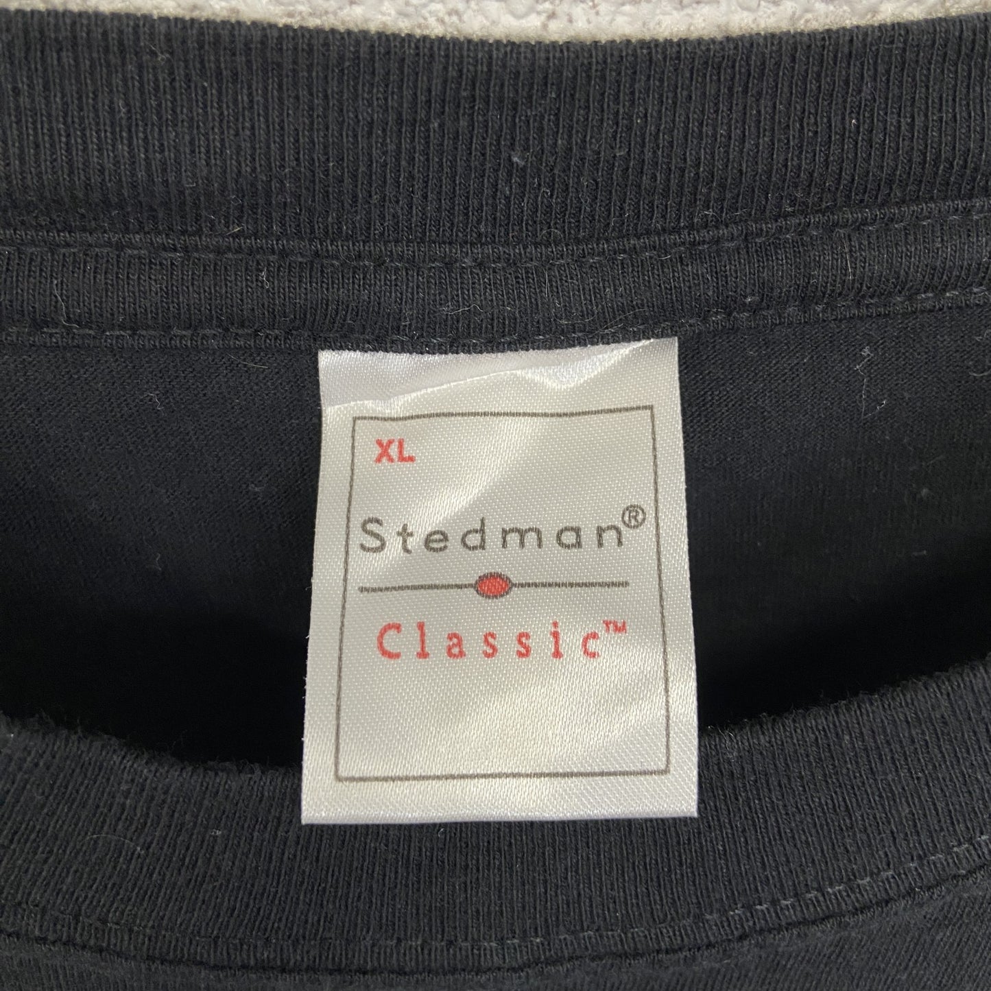 古着 used Stedman Classic 半袖プリントTシャツ ポーカー クルーネック ビックシルエット XLサイズ