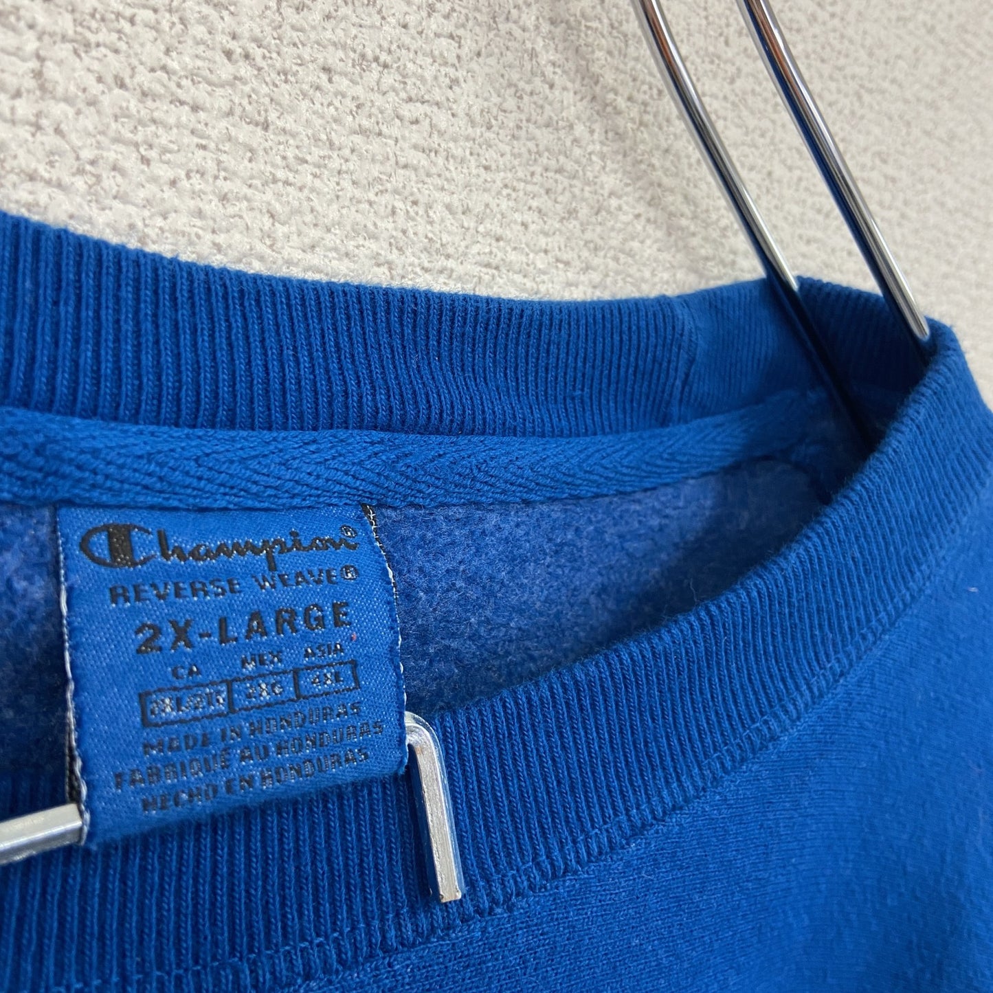 Champion チャンピオン リバースウィーブ スウェット/トレーナー 青 ブルー 2XLサイズ