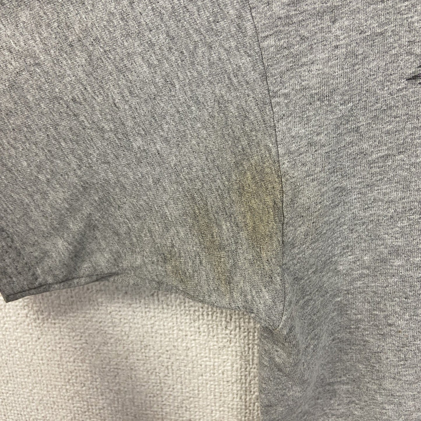 古着 used ノーブランド 半袖プリントTシャツ Easyriders レトロ スカルデザイン バイク グレー Mサイズ