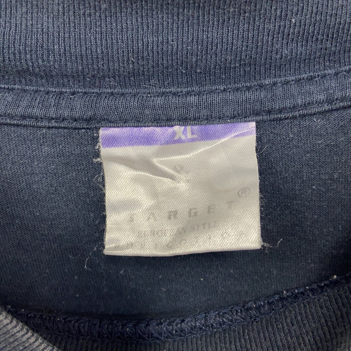 古着 used B&C ビー&シー 半袖デザインプリントTシャツ ヒップホップ Y2K 00s クルーネック 黒 XLサイズ