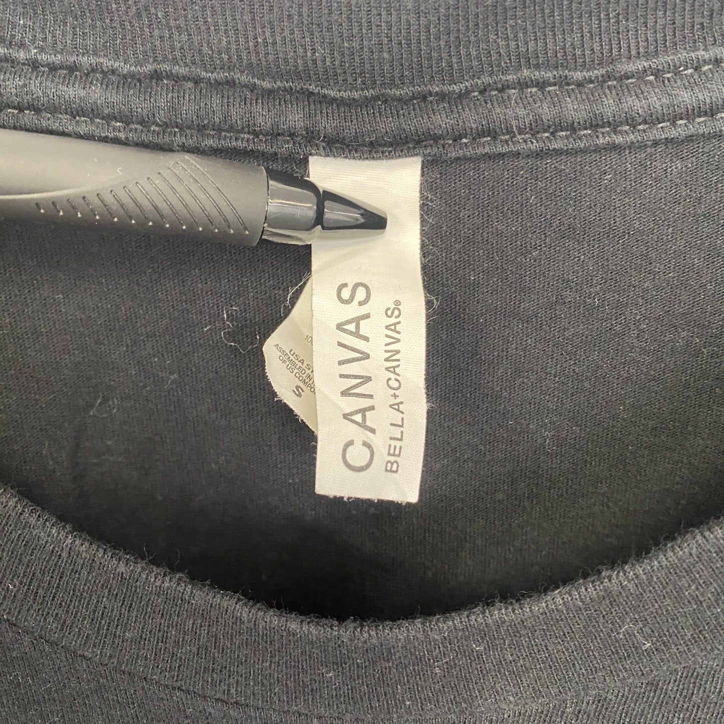 古着 used CANVAS 半袖キャラクタープリントTシャツ Impostor アモアス クルーネック ゲーム 黒 Sサイズ