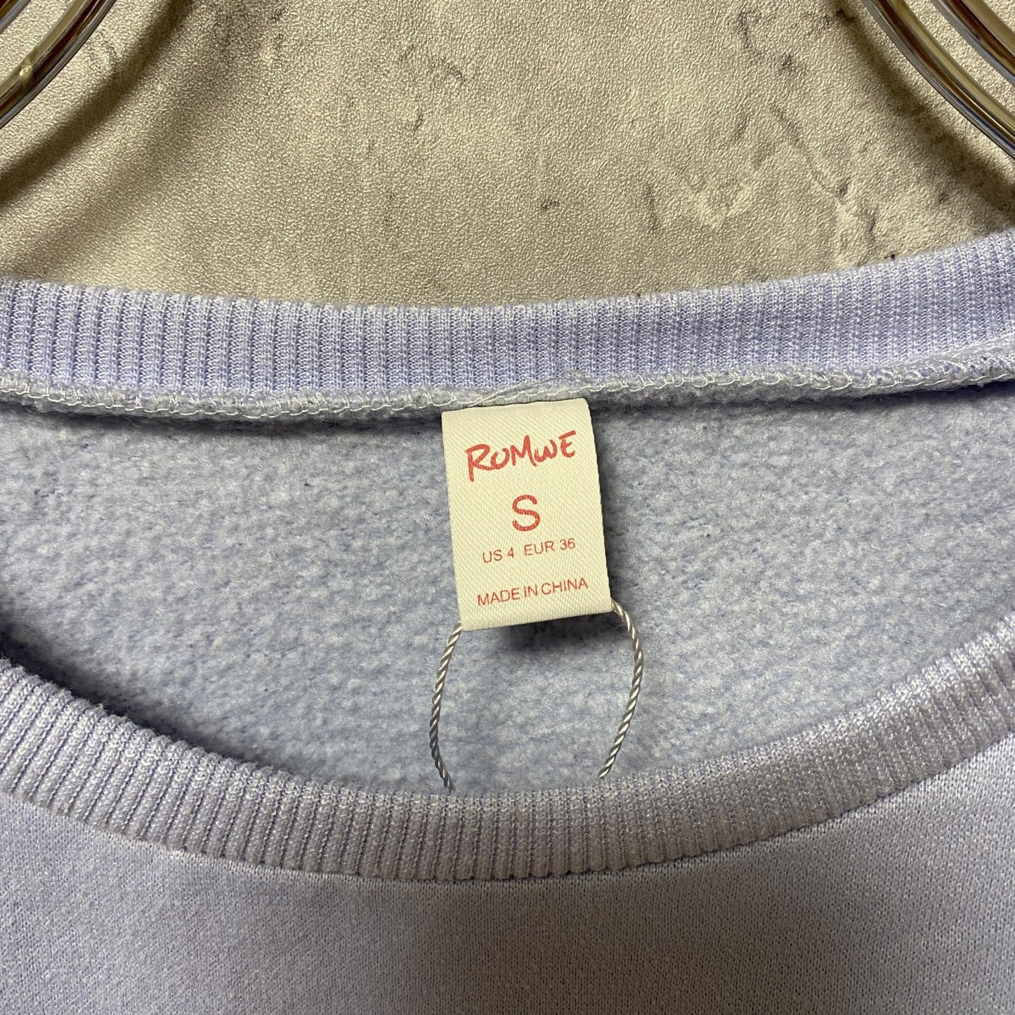 古着 used ROMWE 長袖アニメプリントスウェット トレーナー レトロ デザイン クルーネック 秋冬服 Sサイズ