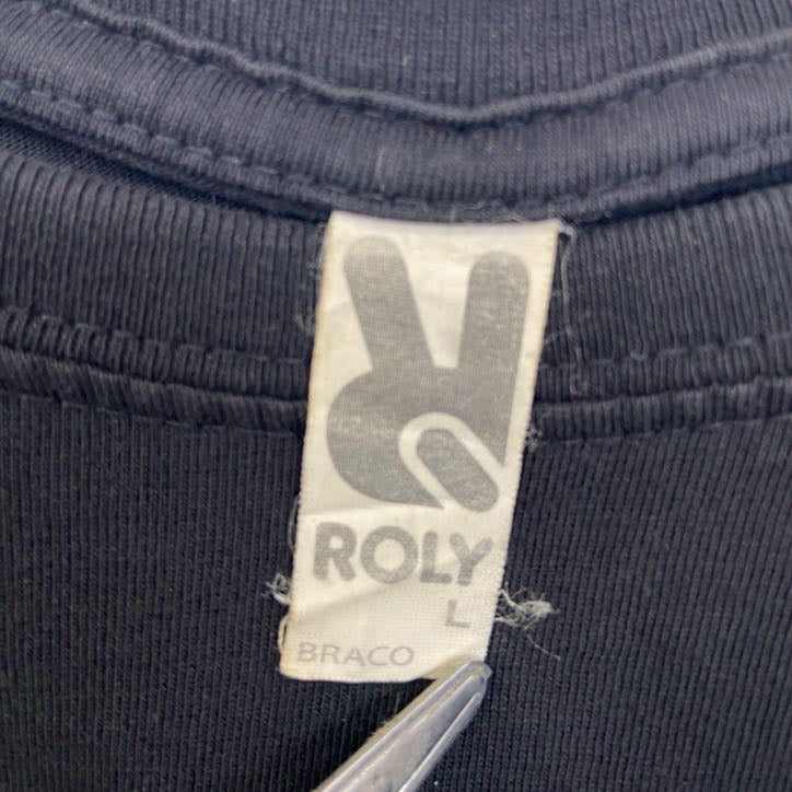 古着 used 半袖プリントTシャツ ジブリ となりのトトロ レトロデザイン クルーネック 黒 ブラック Lサイズ