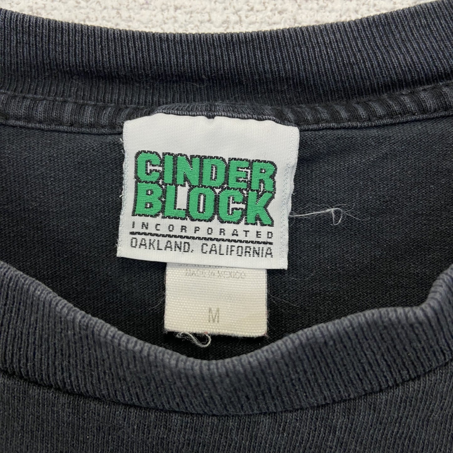 古着 used 00s CINDER BLOCK 半袖バンドプリントTシャツ MISFITS Fiend Club 黒 Mサイズ