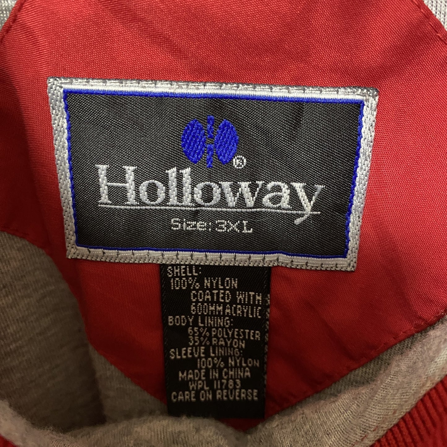 古着 used Holloway 長袖ナイロンプルオーバー ウインドブレーカー PANTHERS ビッグシルエット 3XLサイズ