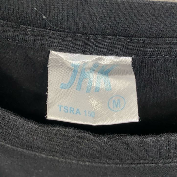 古着 used JHK 半袖プリントTシャツ Marea クルーネック レトロデザイン 骸骨 スカル 黒 ブラック Mサイズ