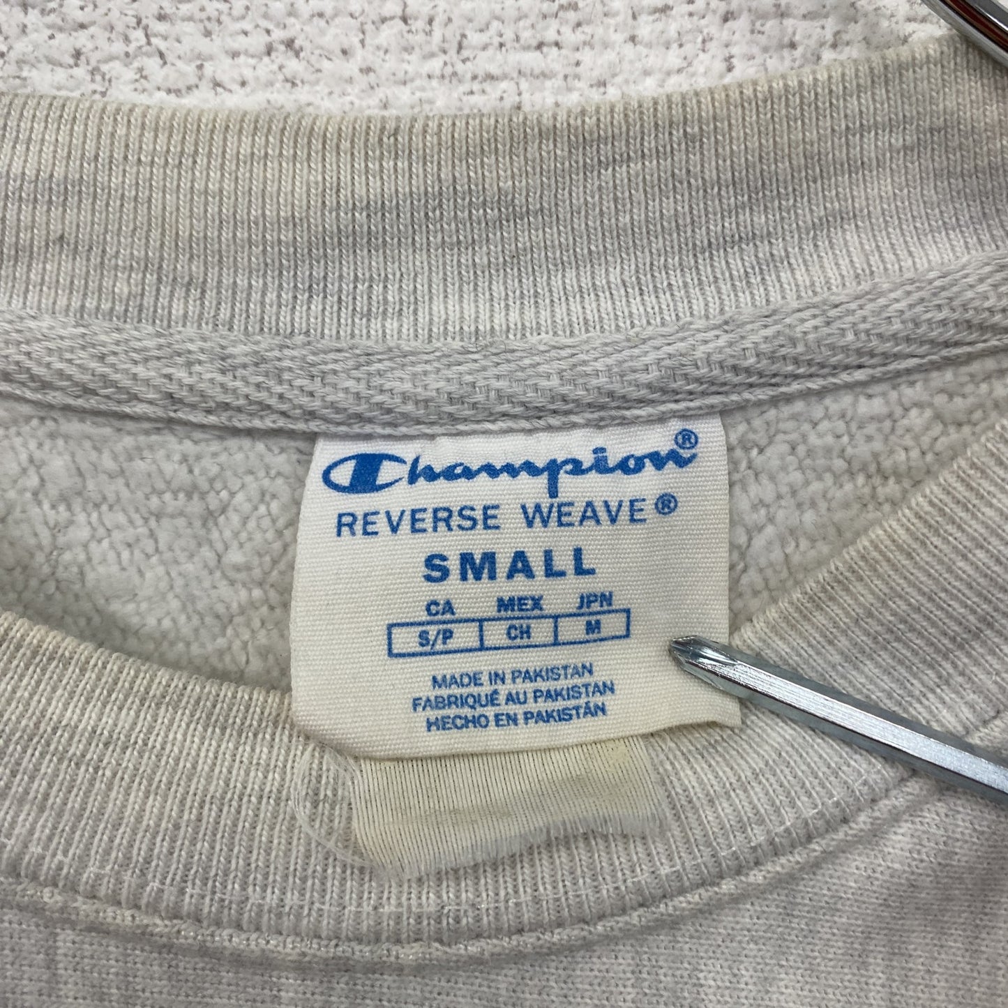 Champion チャンピオン リバースウィーブ スウェット/トレーナー 霜降りグレー Sサイズ