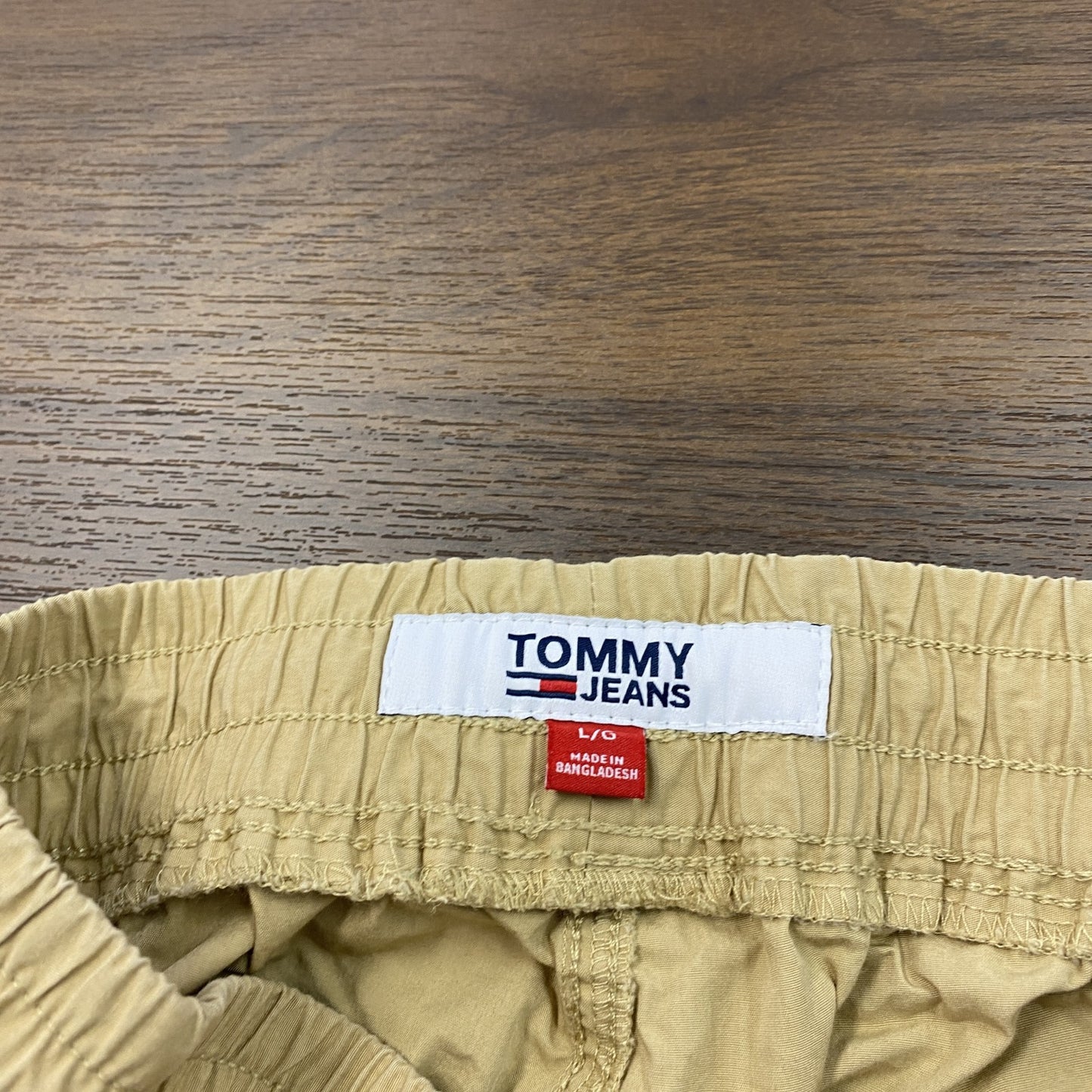TOMMY JEANS トミージーンズ カーゴパンツ イージーパンツ ベージュ Lサイズ