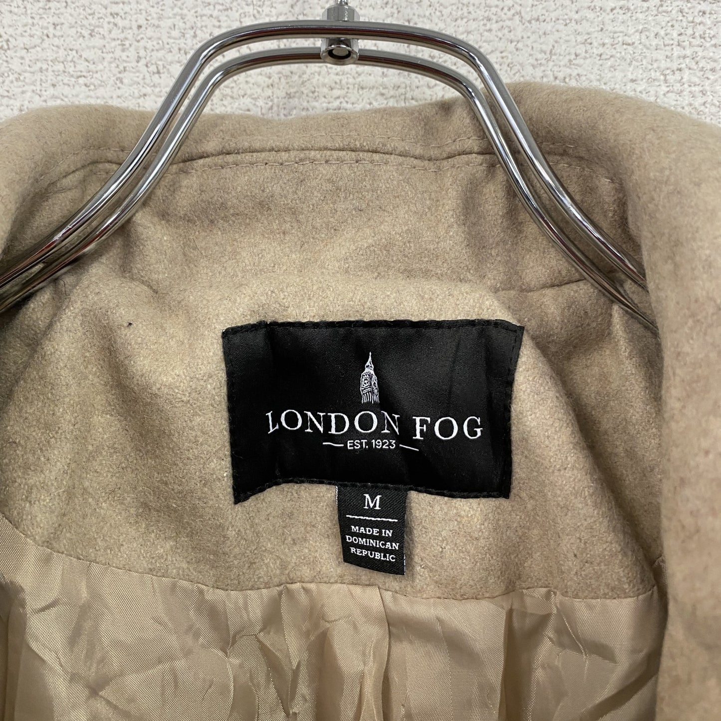 LONDON FOG ロンドンフォグ ウールコート ベージュ Mサイズ