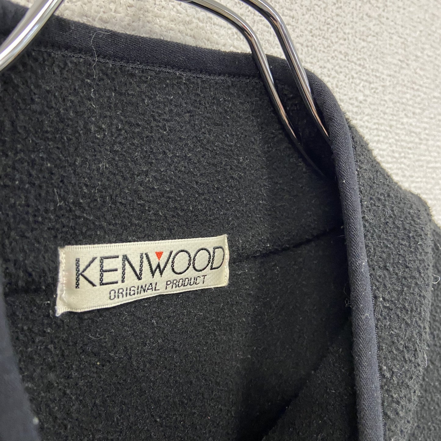 ~00s KENWOOD ケンウッド フリースジャケット/ボアジャケット ヴィンテージ 黒 ブラック
