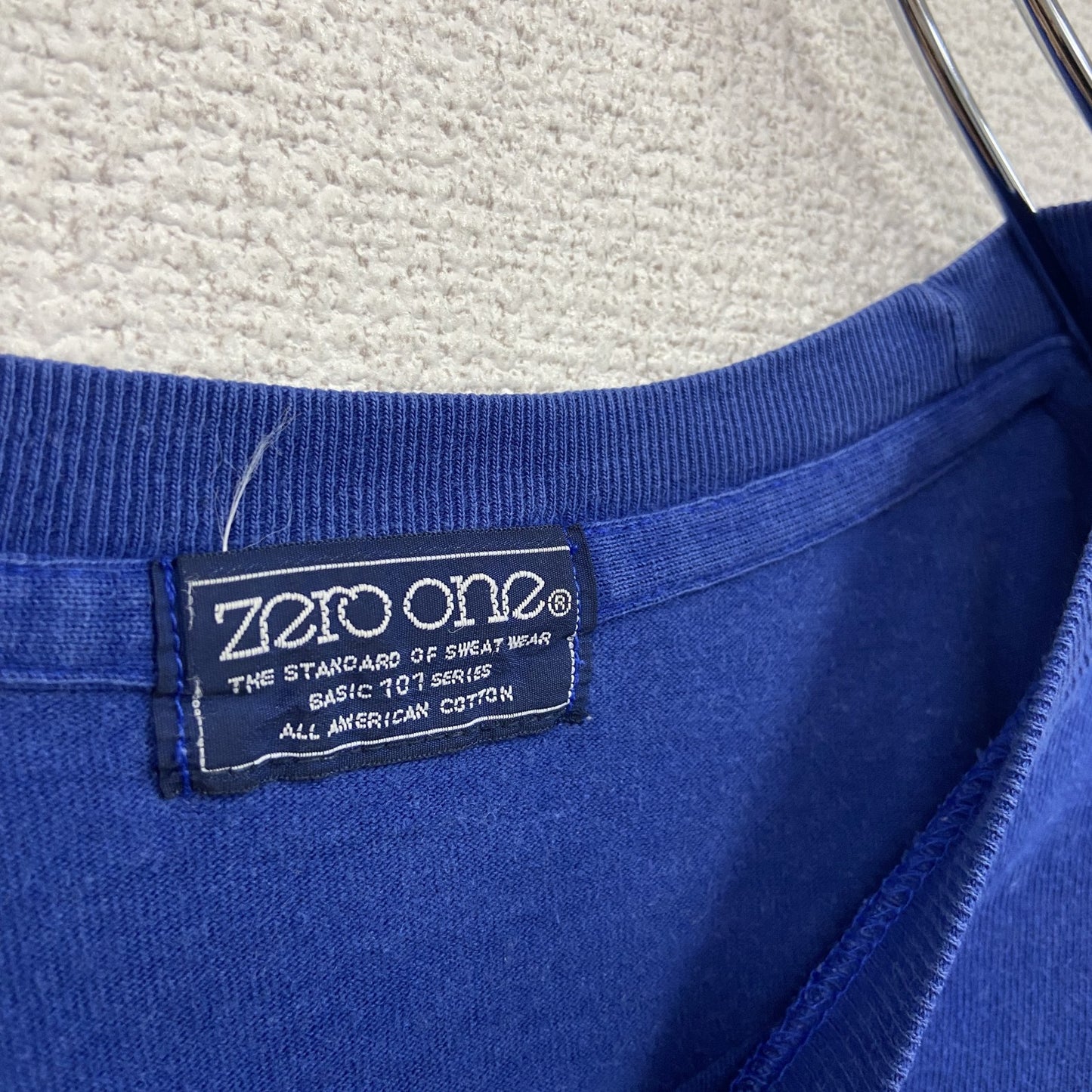ZERO ONE 半袖プリントTシャツ クラブチーム テニス 青 ブルー