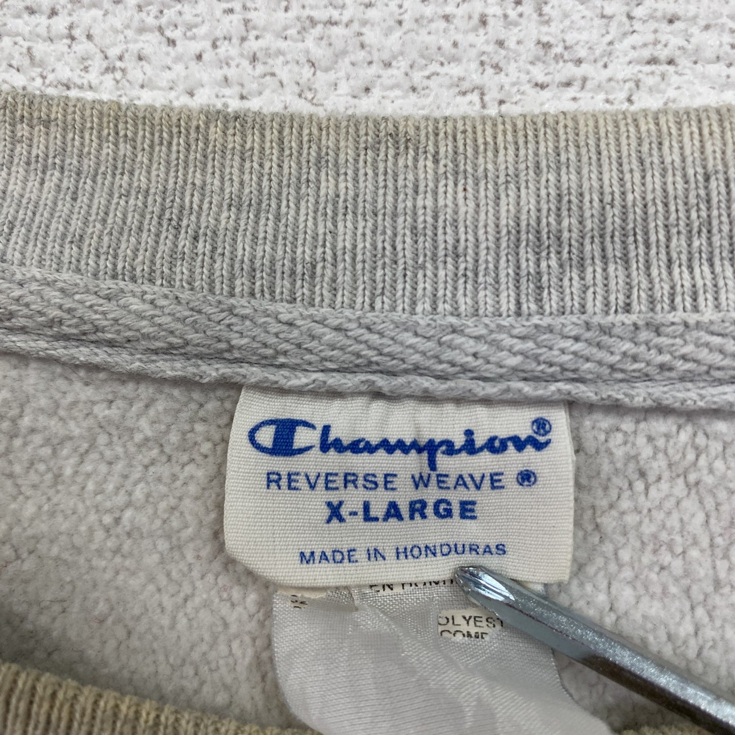 Champion チャンピオン リバースウィーブ スウェット/トレーナー 単色タグ 復刻 霜降りグレー XLサイズ
