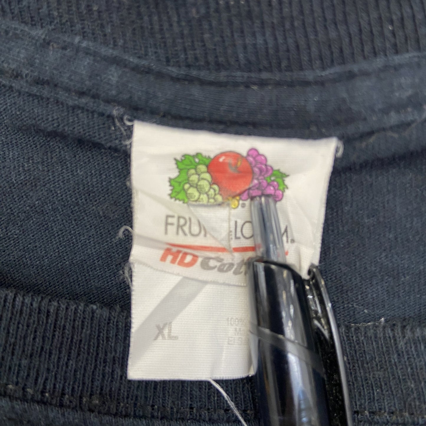 古着 used FRUIT OF THE LOOM 半袖プリントTシャツ ロットワイラー カジュアル クルーネック 黒 XLサイズ