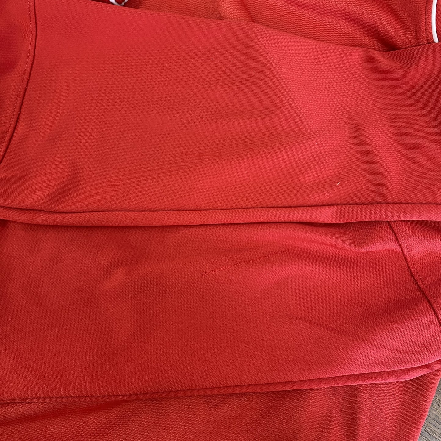 NIKE ナイキ DRI-FIT 長袖Tシャツ/ロンT スウッシュ デカロゴ 赤 レッド Lサイズ