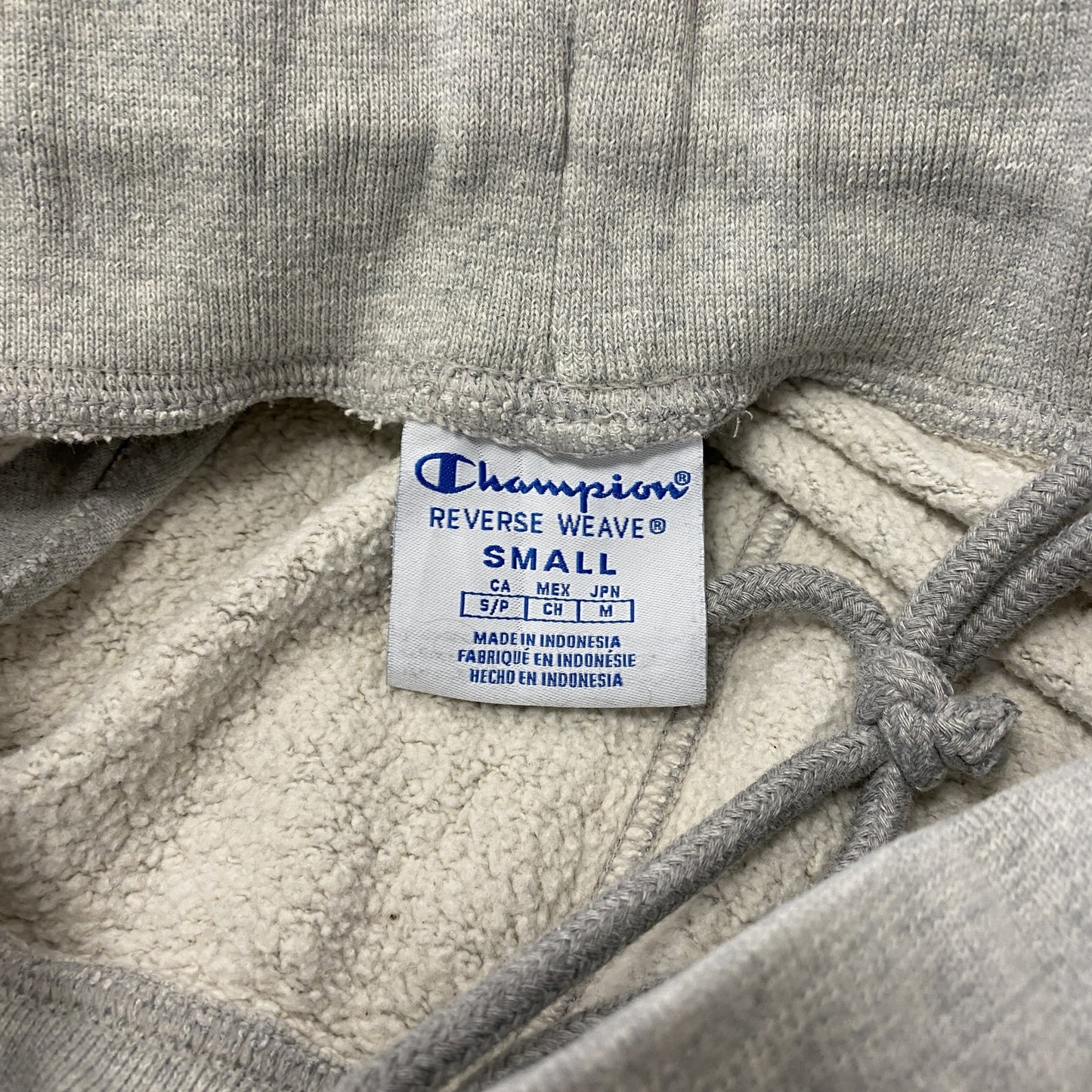 Champion チャンピオン リバースウィーブ スウェットパンツ デカロゴ 霜降りグレー Sサイズ