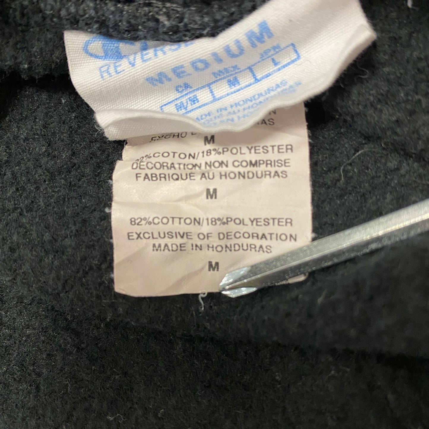 Champion チャンピオン リバースウィーブ スウェットパンツ 黒 ブラック Mサイズ