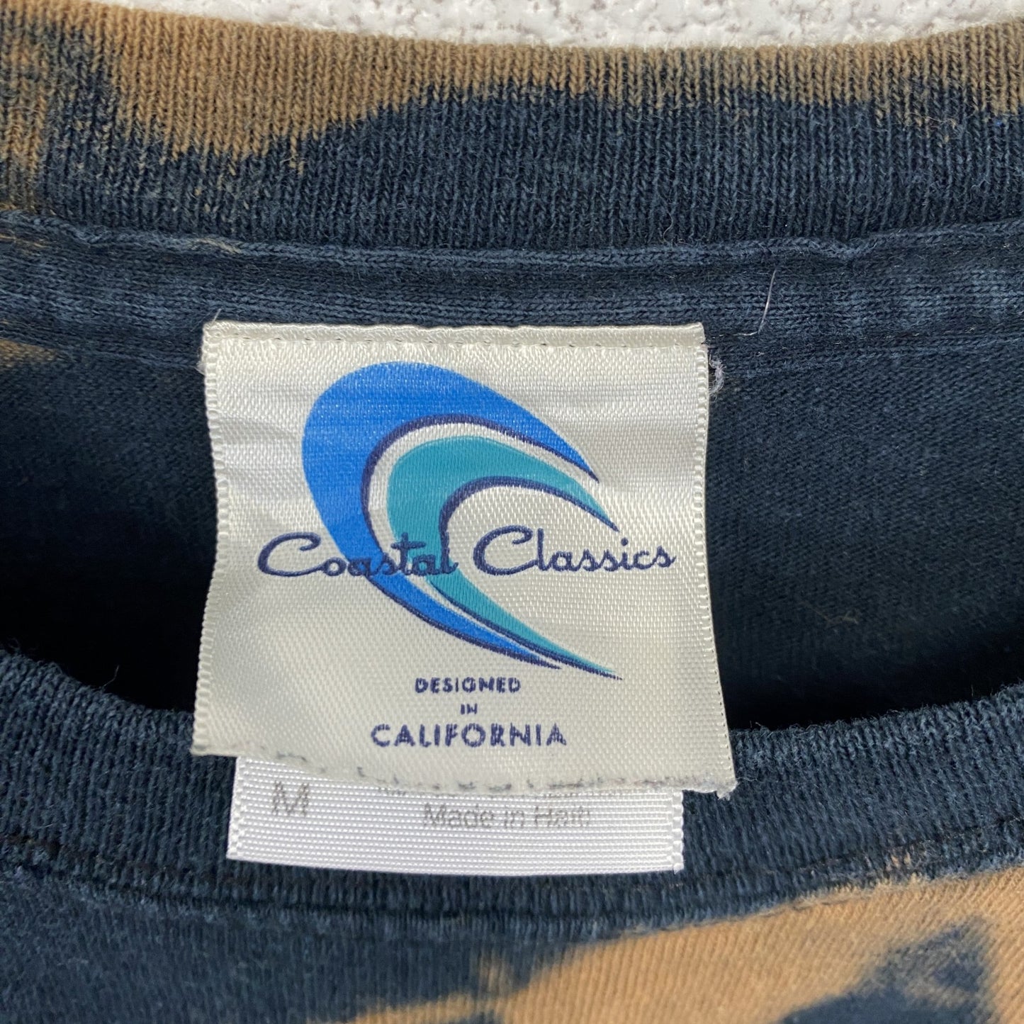 古着 used Coastal Classics 半袖タイダイ柄Tシャツ 総柄 SUN DIEGO クルーネック Mサイズ