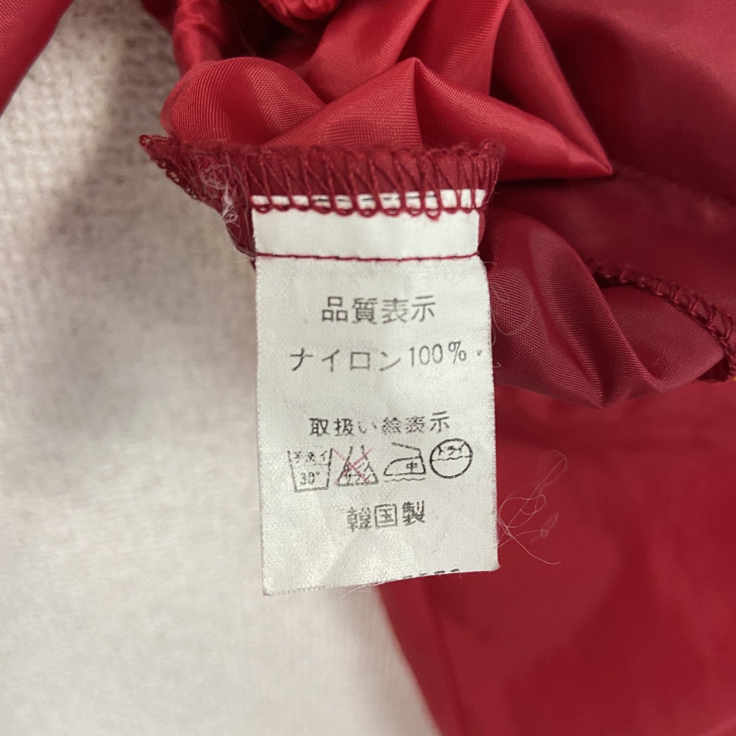 cont MALAGUETA ナイロンジャケット 赤 レッド